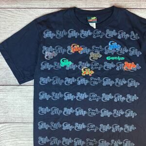 Vintage 1990s Gecko Hawaii Big Print Surfing T-shirt